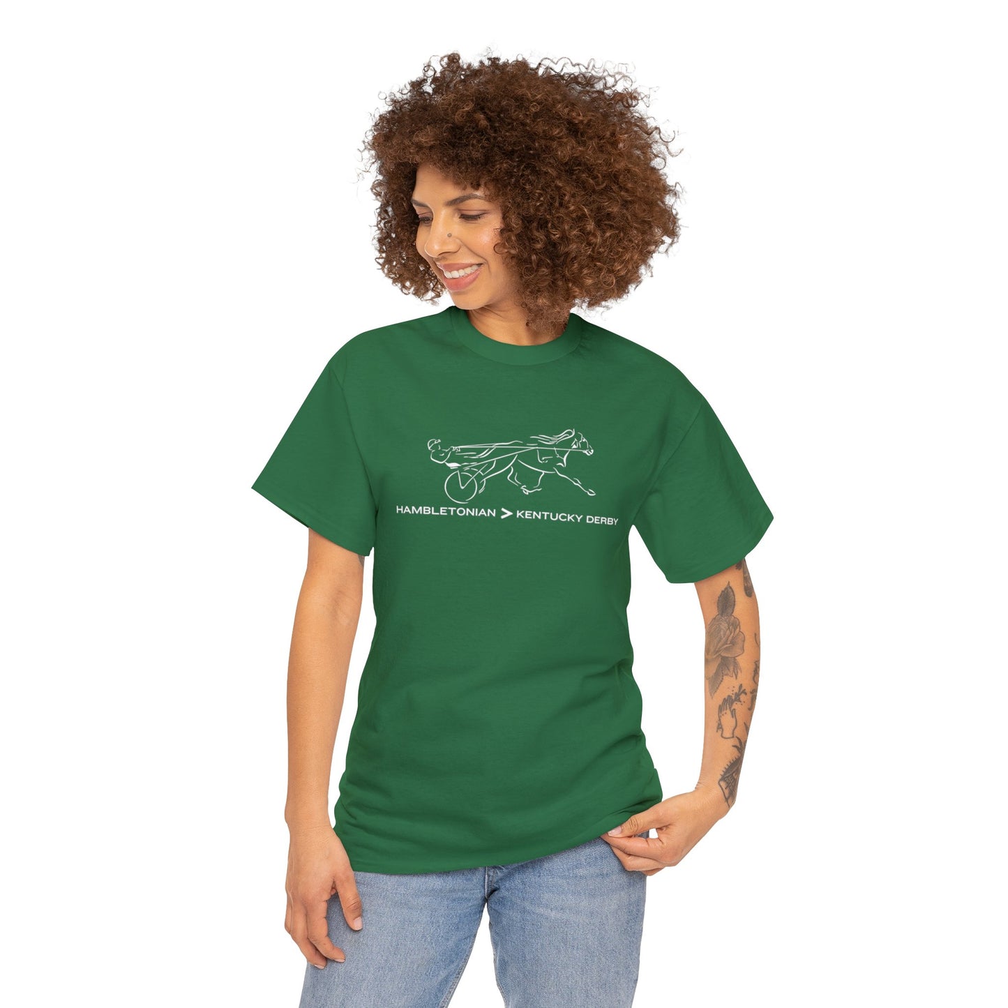 Hambletonian > Kentucky Derby - Unisex Heavy Cotton Tee