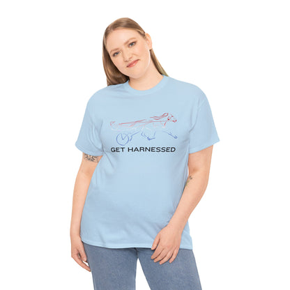 Get Harnessed - Red, White, & Blue - Unisex Heavy Cotton Tee