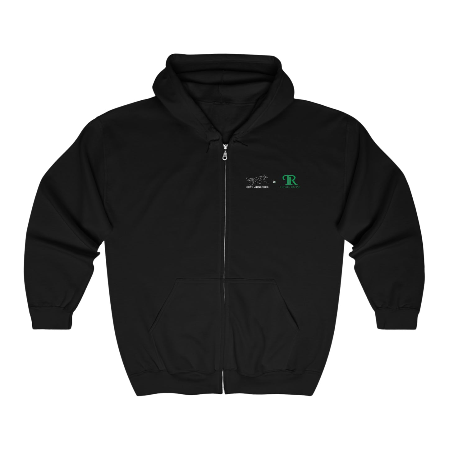 Get Harnessed × Tetrick Racing - Full Zip Hooded Sweatshirt