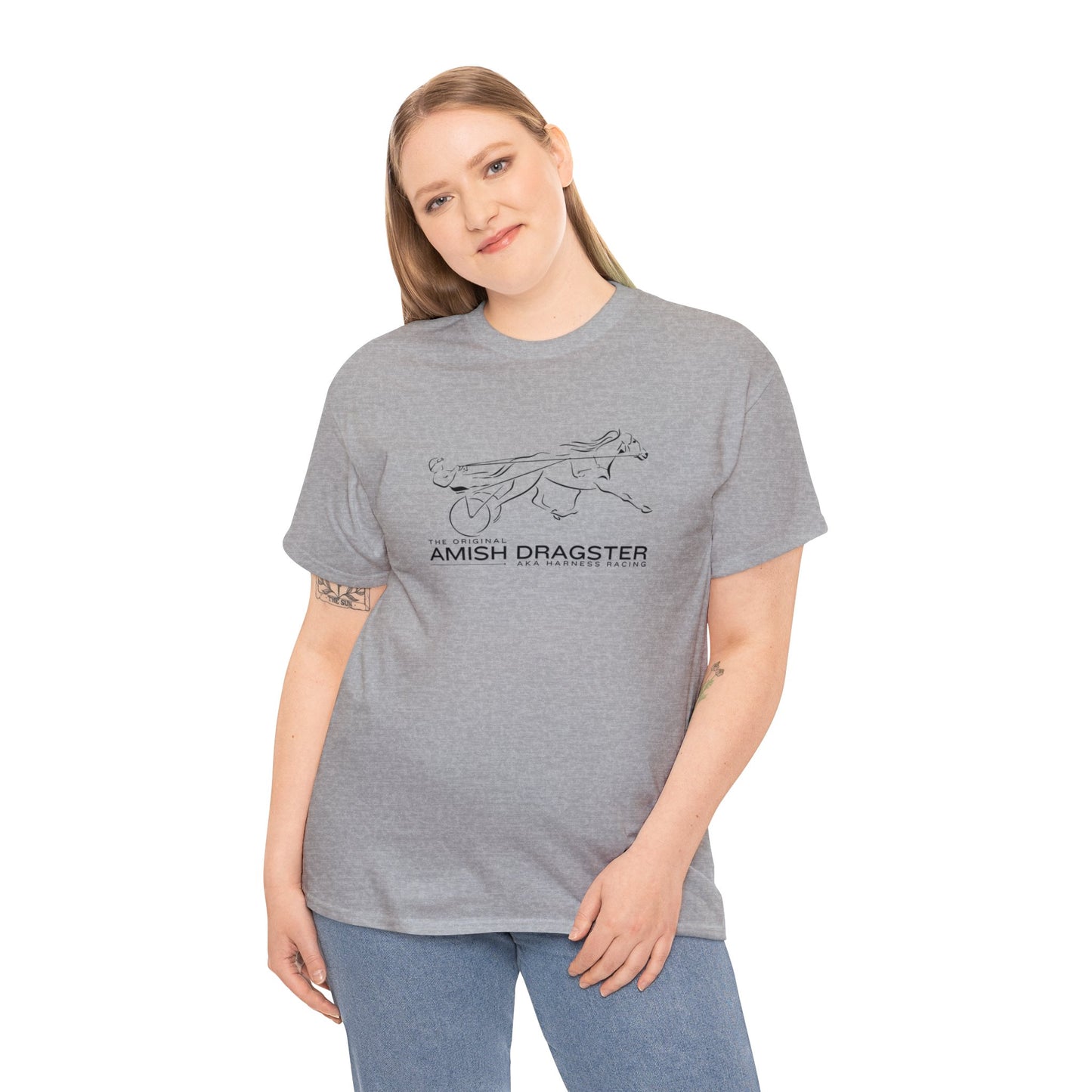 The Original Amish Dragster - Unisex Heavy Cotton Tee