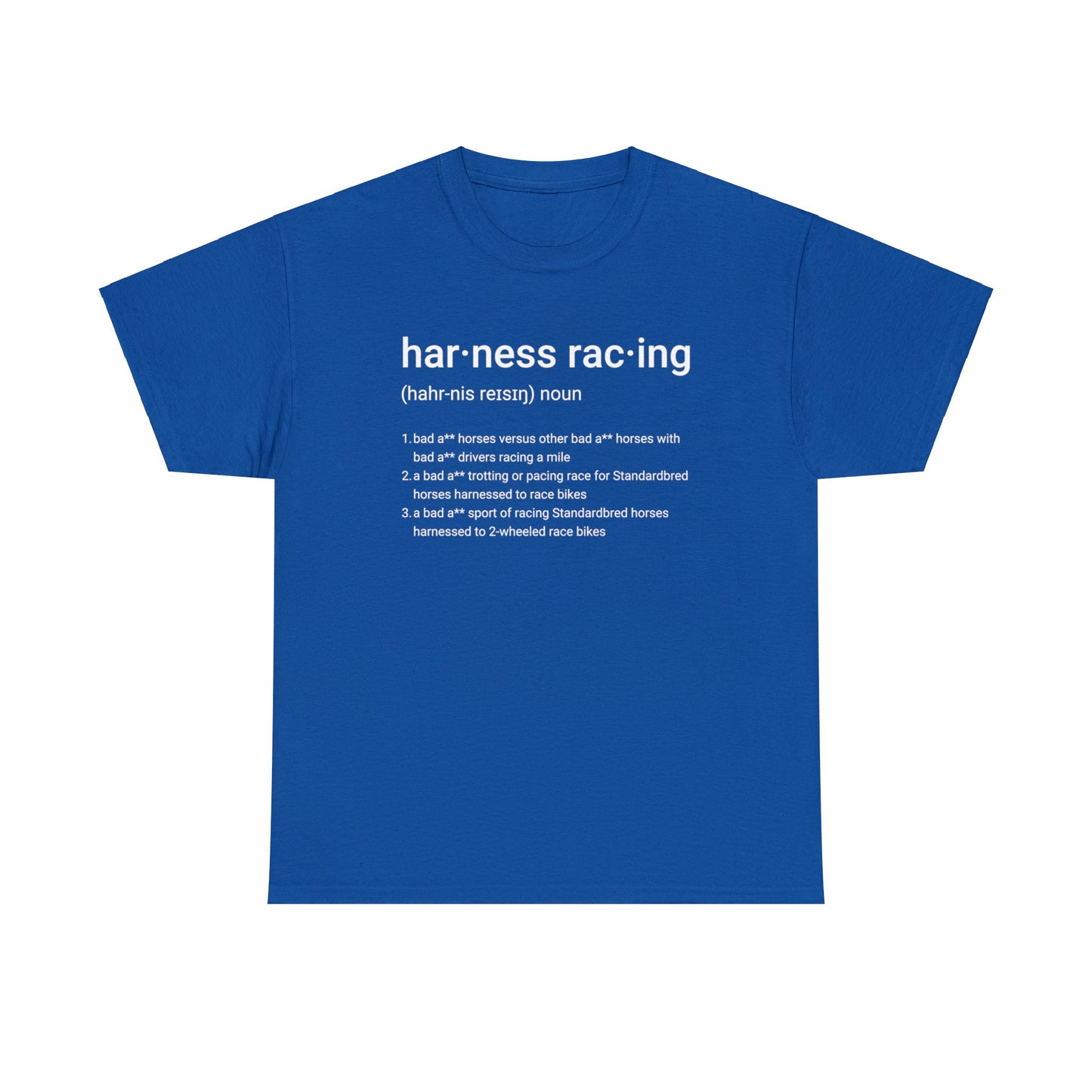 Harness Racing Definition - Unisex Heavy Cotton Tee