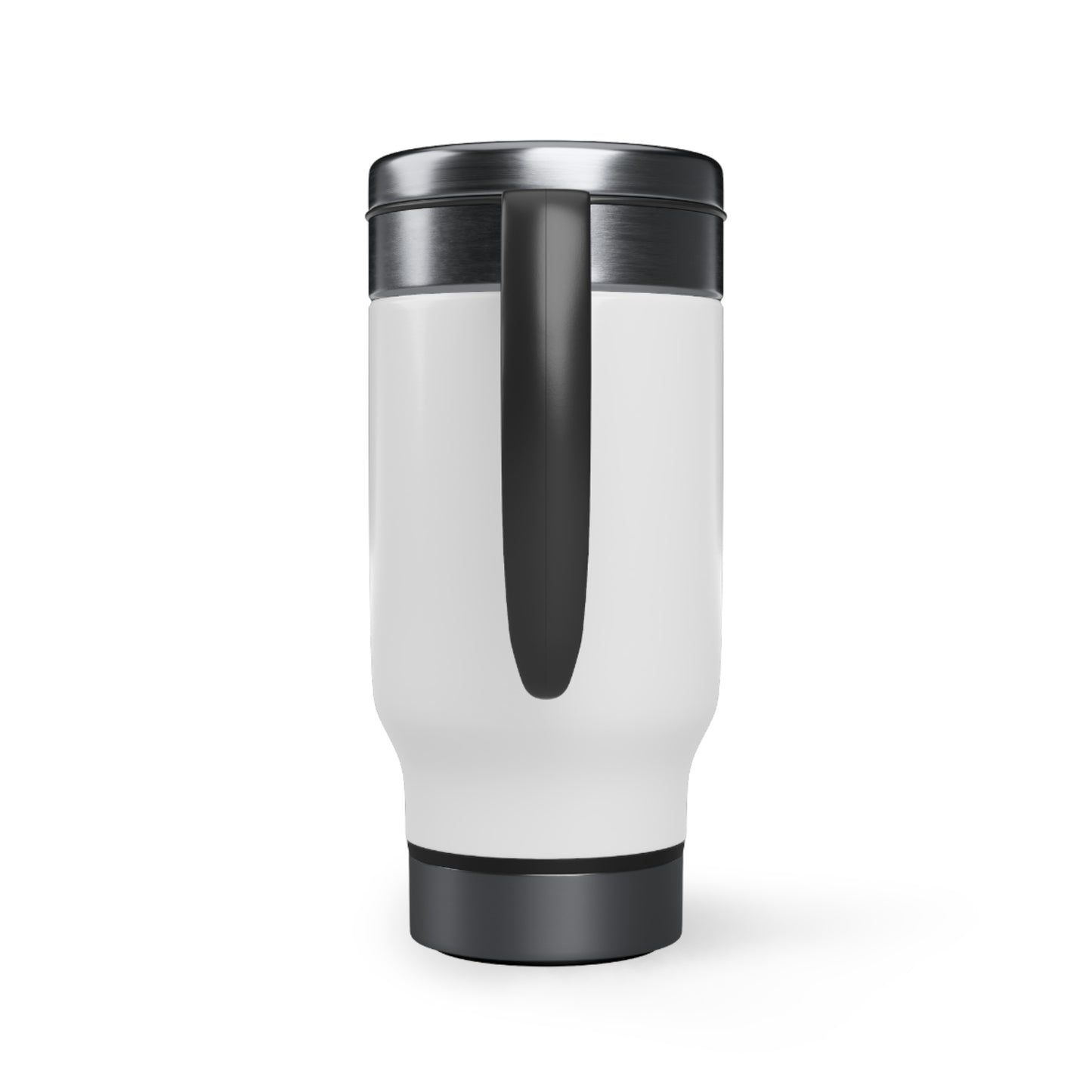 Dashing Through The Snow - Stainless Steel Travel Mug with Handle, 14oz