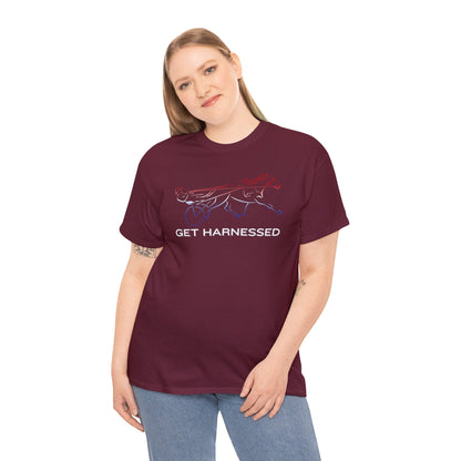 Get Harnessed - Red, White, & Blue - Unisex Heavy Cotton Tee