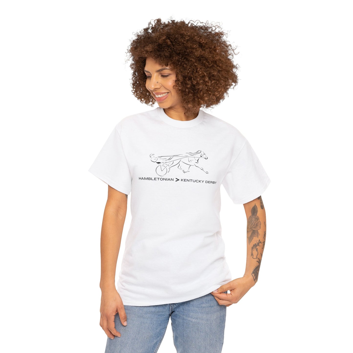 Hambletonian > Kentucky Derby - Unisex Heavy Cotton Tee