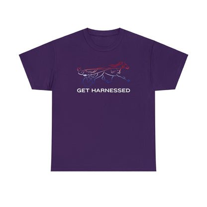 Get Harnessed - Red, White, & Blue - Unisex Heavy Cotton Tee