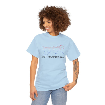 Get Harnessed - Red, White, & Blue - Unisex Heavy Cotton Tee