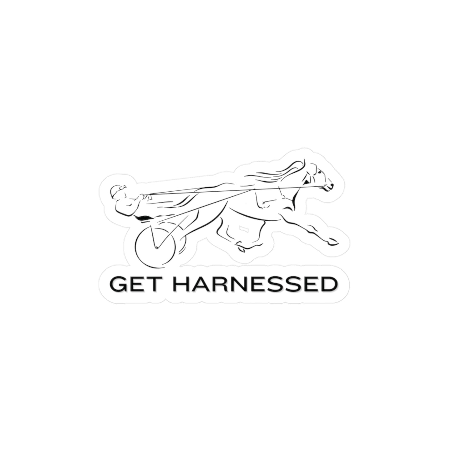 Get Harnessed - Kiss-Cut Vinyl Decals