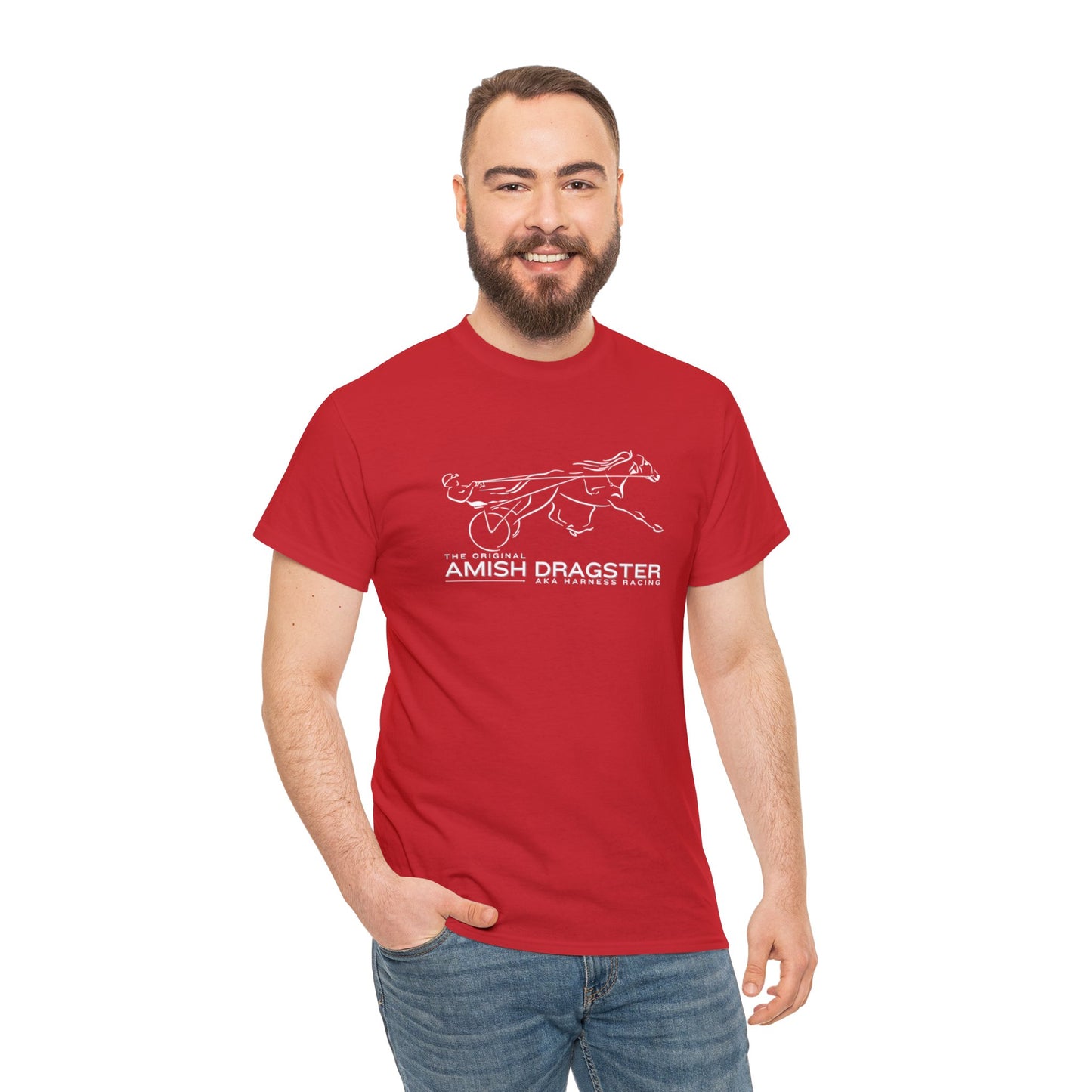 The Original Amish Dragster - Unisex Heavy Cotton Tee