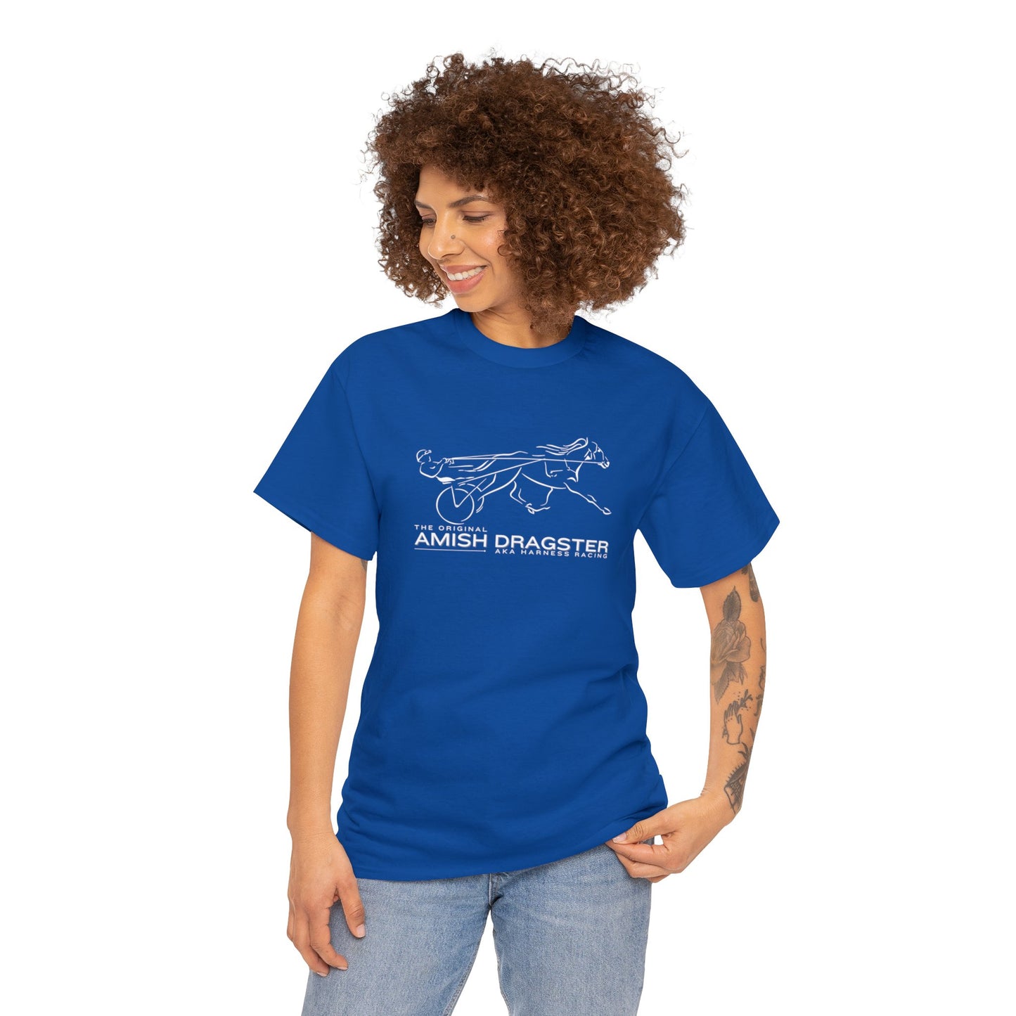 The Original Amish Dragster - Unisex Heavy Cotton Tee