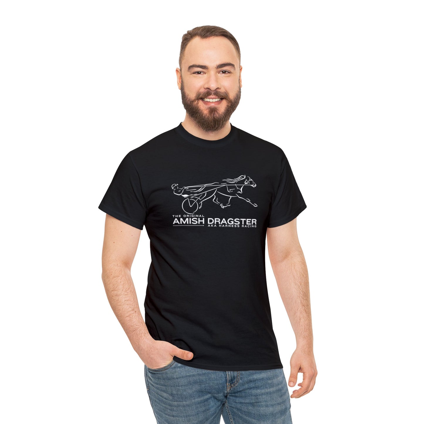 The Original Amish Dragster - Unisex Heavy Cotton Tee