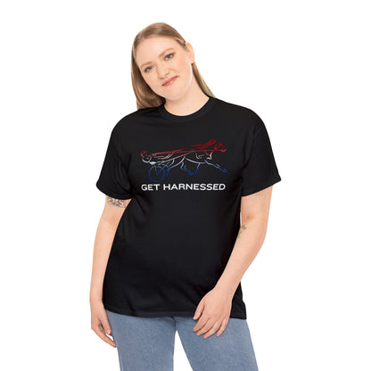 Get Harnessed - Red, White, & Blue - Unisex Heavy Cotton Tee