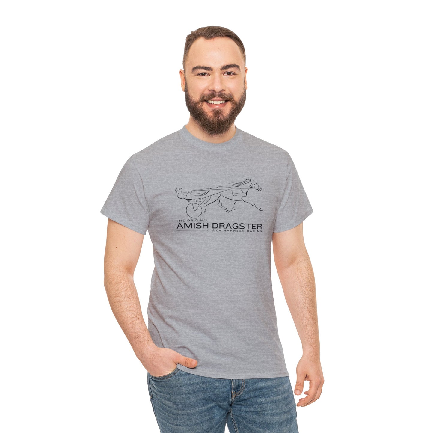 The Original Amish Dragster - Unisex Heavy Cotton Tee