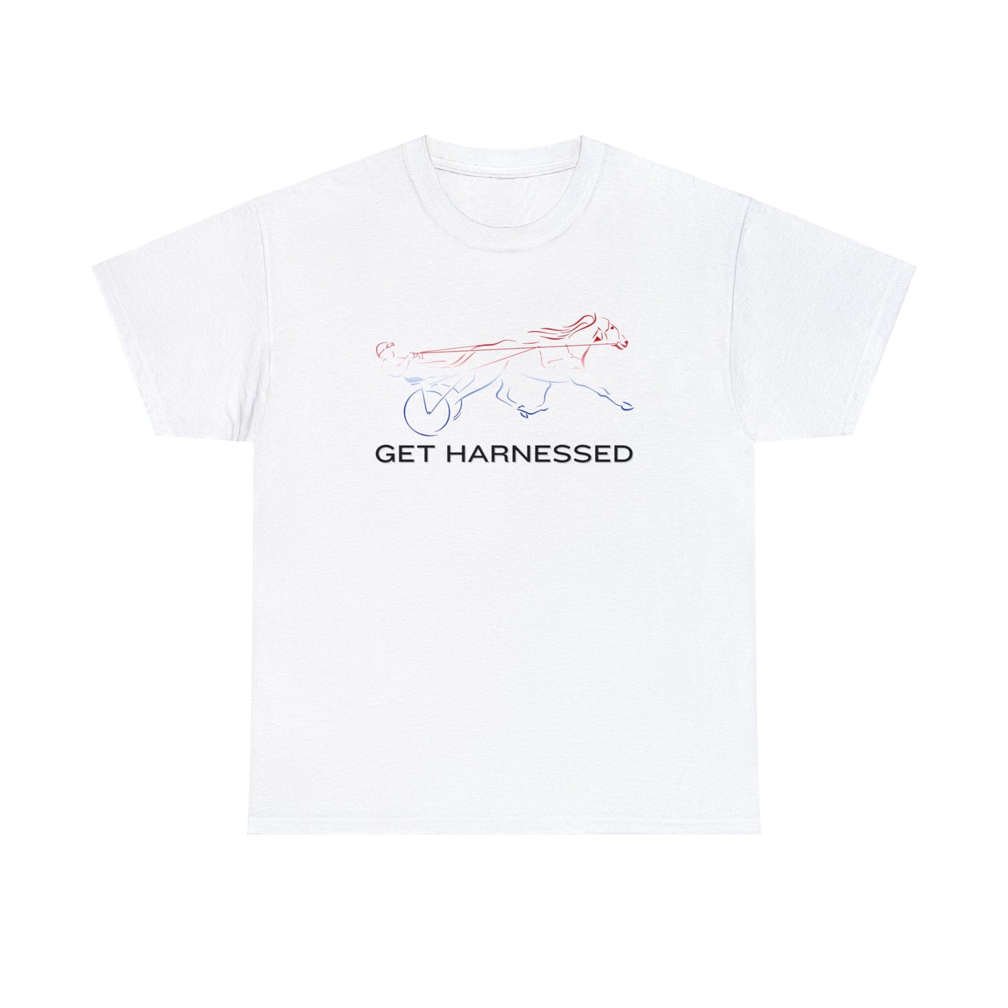 Get Harnessed - Red, White, & Blue - Unisex Heavy Cotton Tee