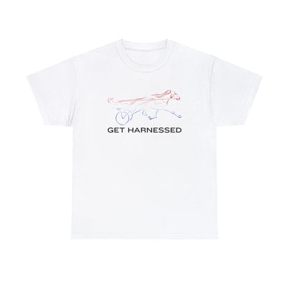 Get Harnessed - Red, White, & Blue - Unisex Heavy Cotton Tee