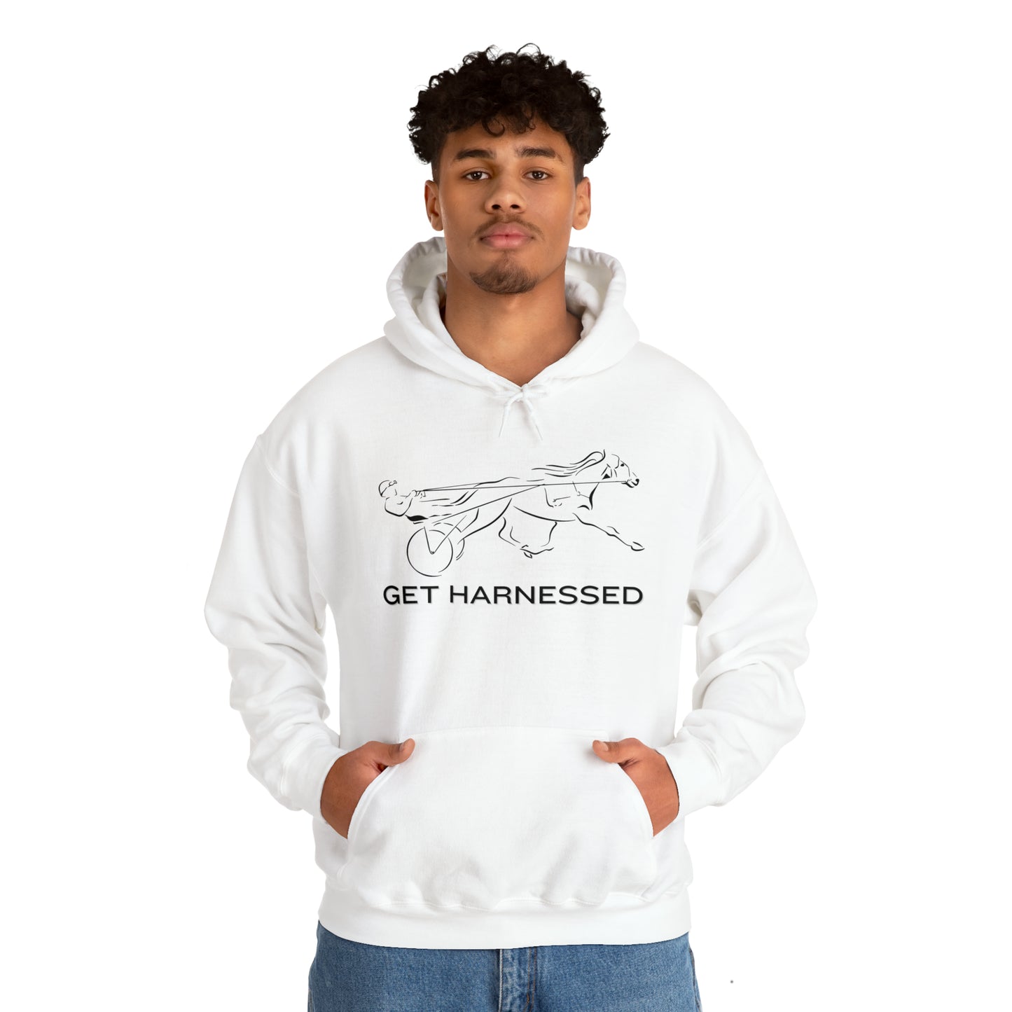 Get Harnessed - Classic - Unisex Heavy Blend Hooded Sweatshirt