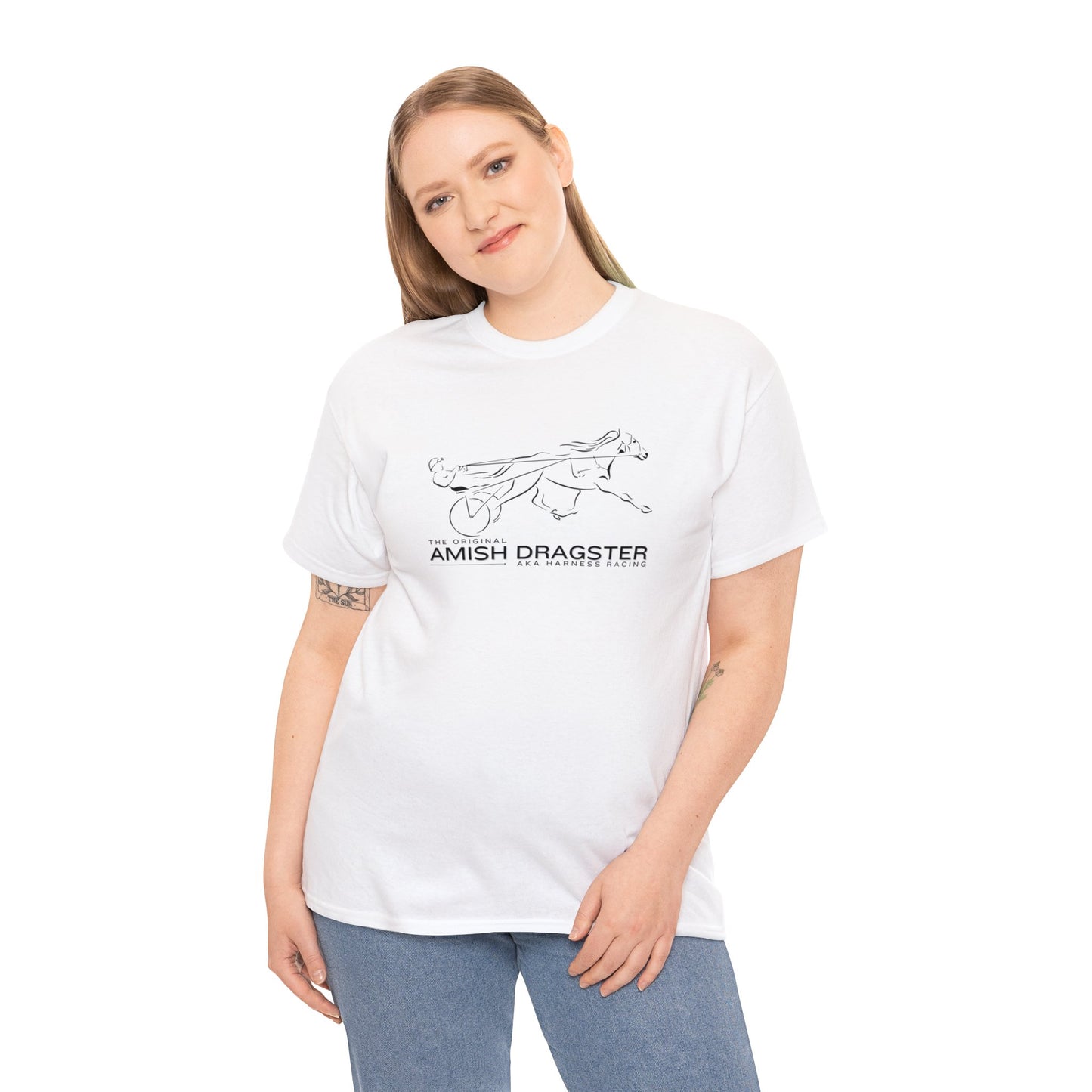 The Original Amish Dragster - Unisex Heavy Cotton Tee