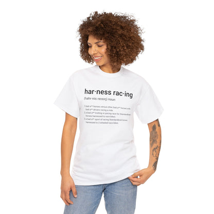 Harness Racing Definition - Unisex Heavy Cotton Tee