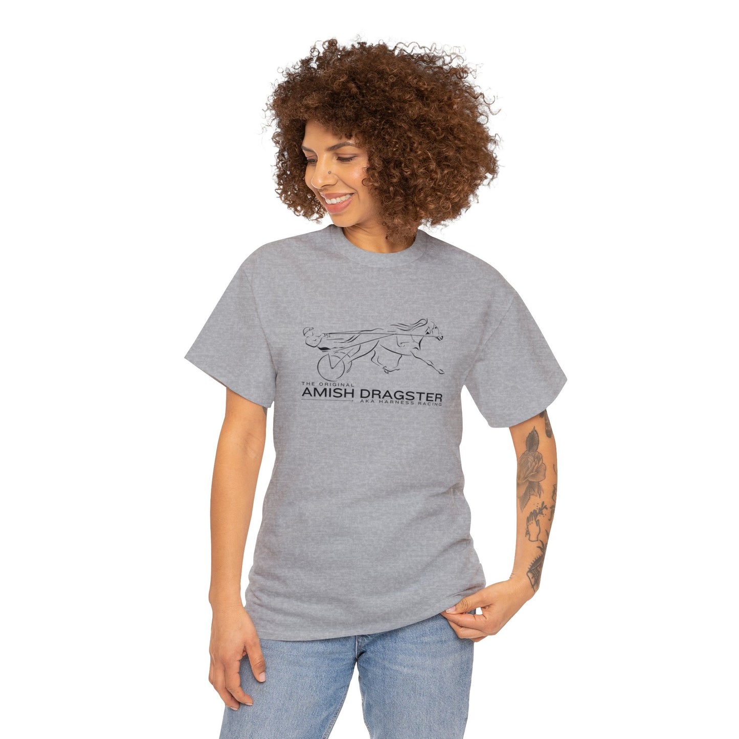 The Original Amish Dragster - Unisex Heavy Cotton Tee