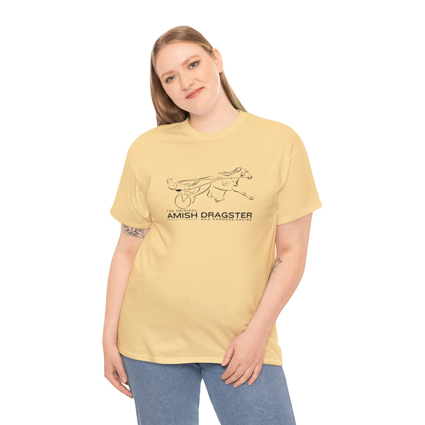 The Original Amish Dragster - Unisex Heavy Cotton Tee