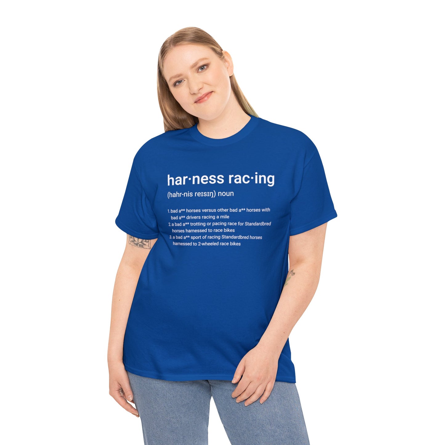 Harness Racing Definition - Unisex Heavy Cotton Tee