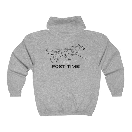 It's Post Time! - Full Zip Hooded Sweatshirt