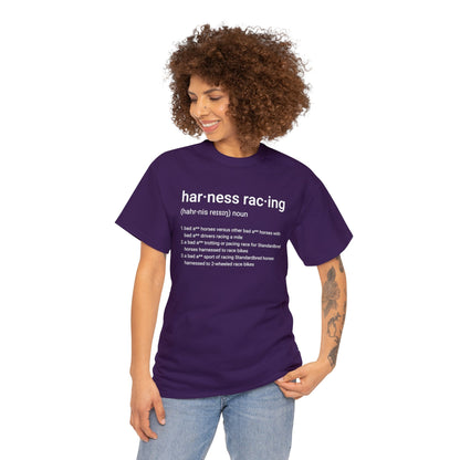 Harness Racing Definition - Unisex Heavy Cotton Tee