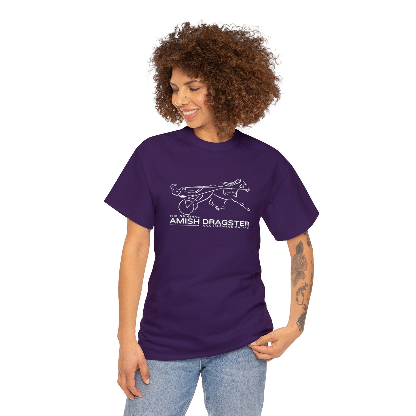 The Original Amish Dragster - Unisex Heavy Cotton Tee