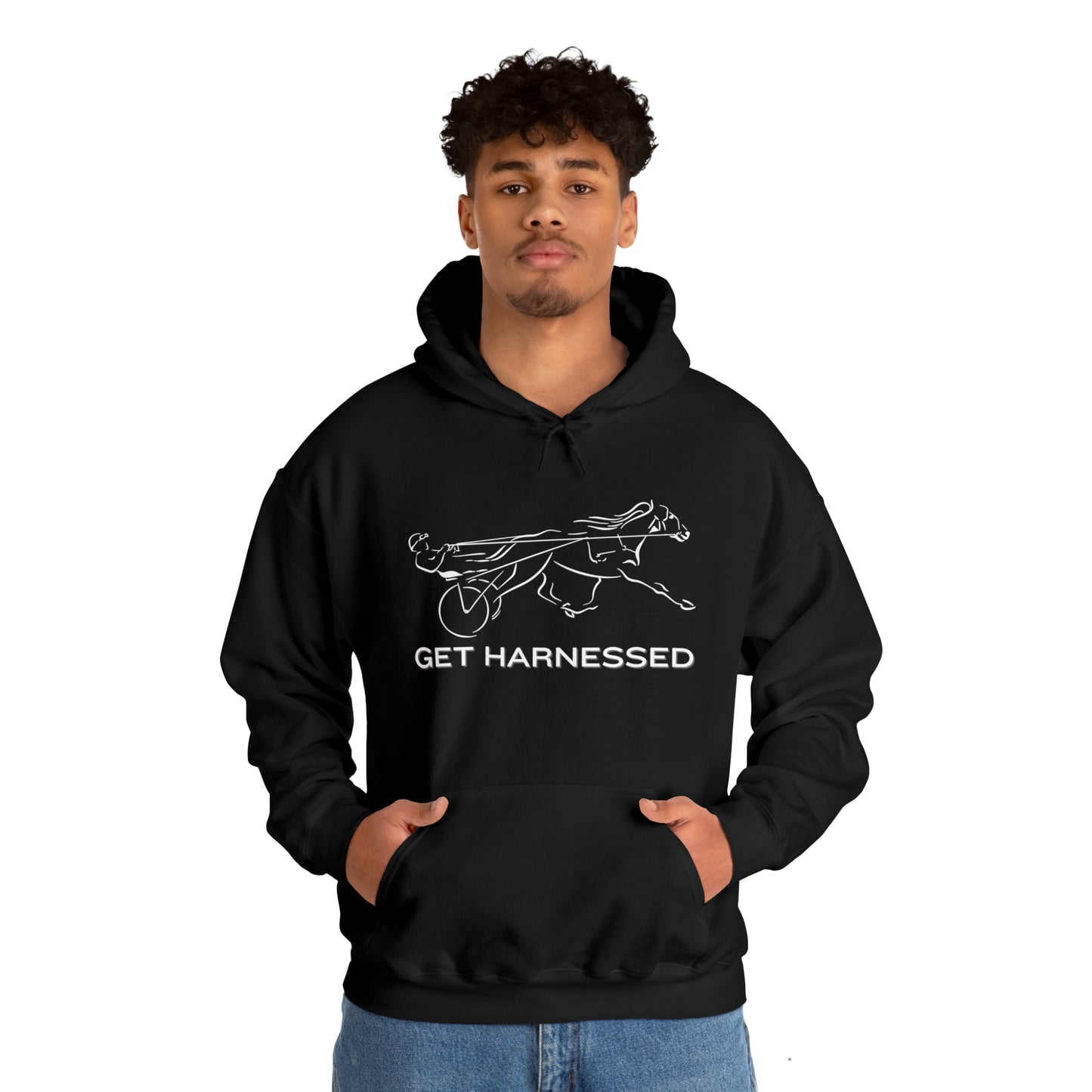 Get Harnessed - Classic - Unisex Heavy Blend Hooded Sweatshirt