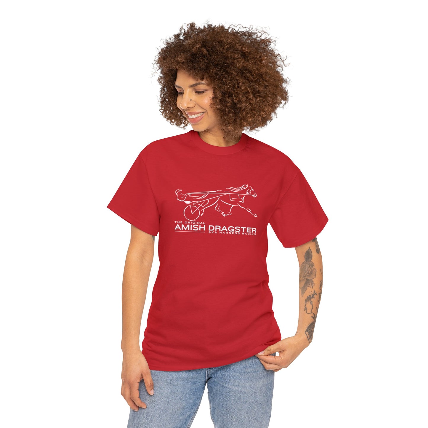 The Original Amish Dragster - Unisex Heavy Cotton Tee