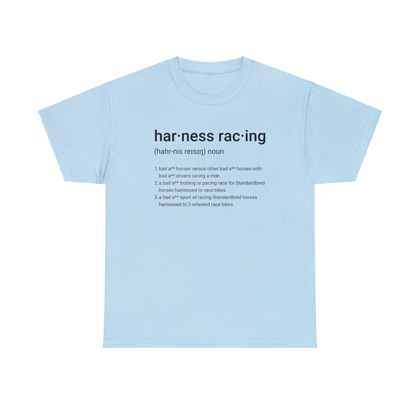 Harness Racing Definition - Unisex Heavy Cotton Tee