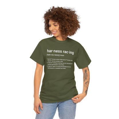 Harness Racing Definition - Unisex Heavy Cotton Tee