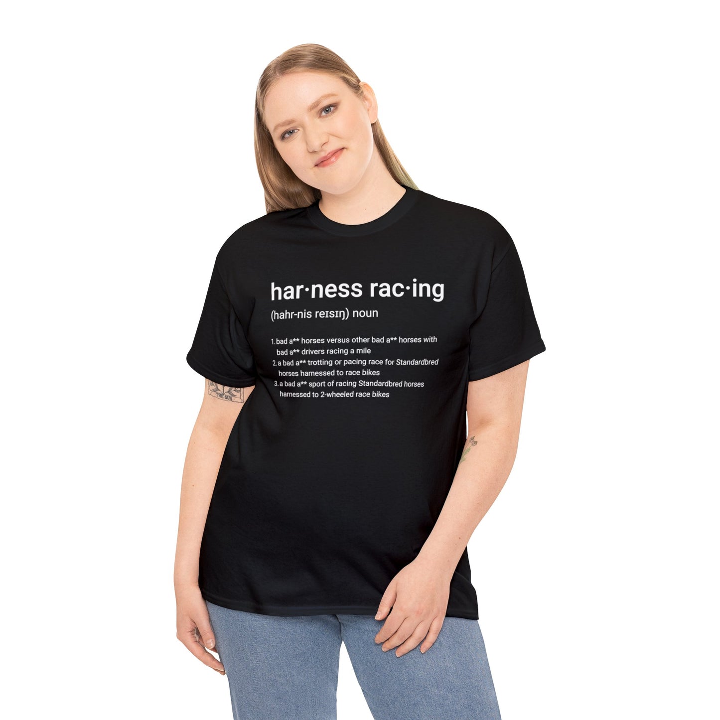 Harness Racing Definition - Unisex Heavy Cotton Tee