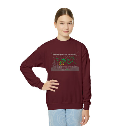 Youth - Dashing Through The Snow - Crewneck Sweatshirt