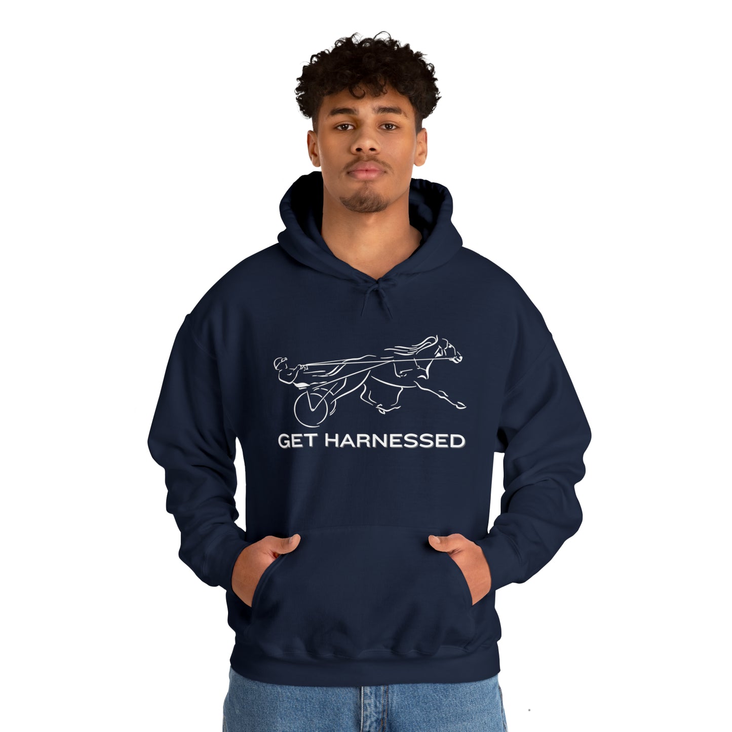 Get Harnessed - Classic - Unisex Heavy Blend Hooded Sweatshirt