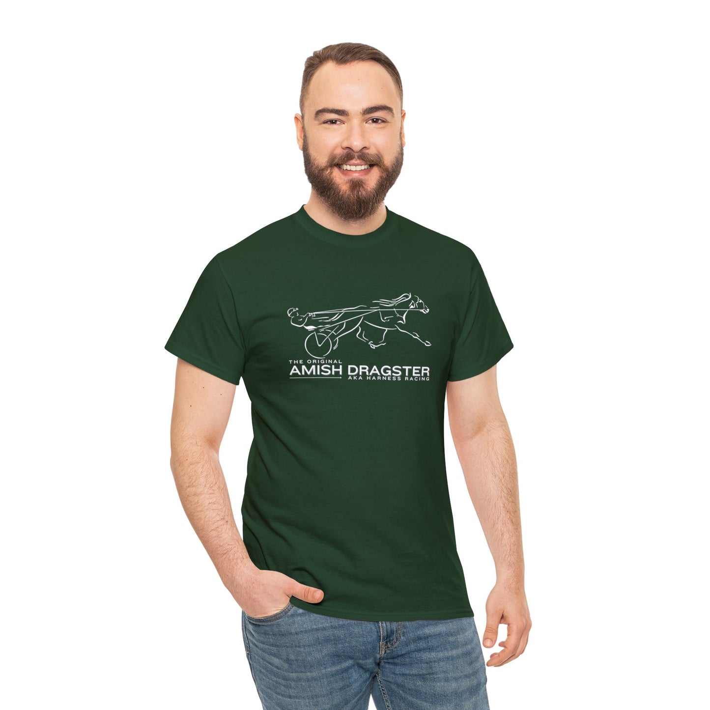 The Original Amish Dragster - Unisex Heavy Cotton Tee