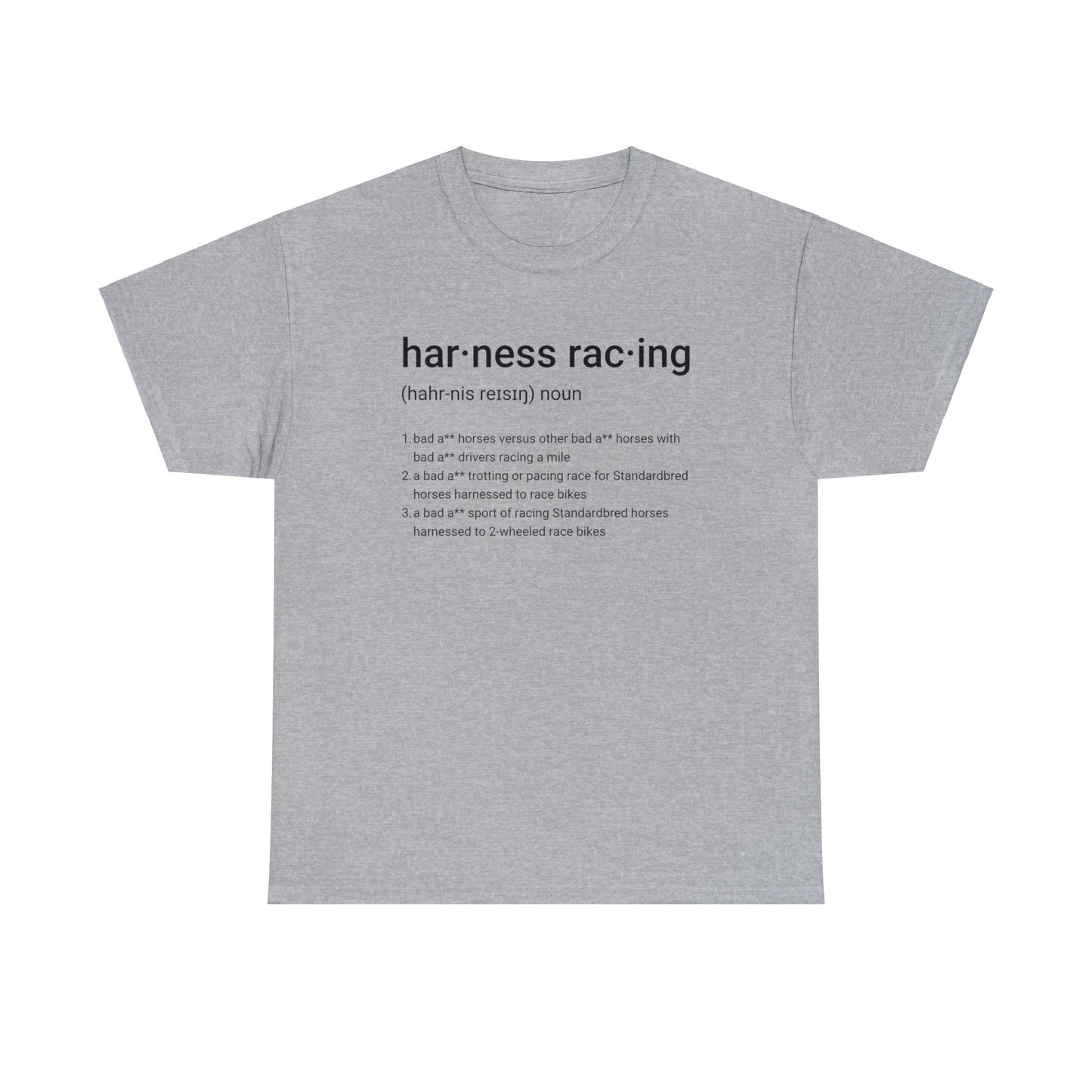 Harness Racing Definition - Unisex Heavy Cotton Tee