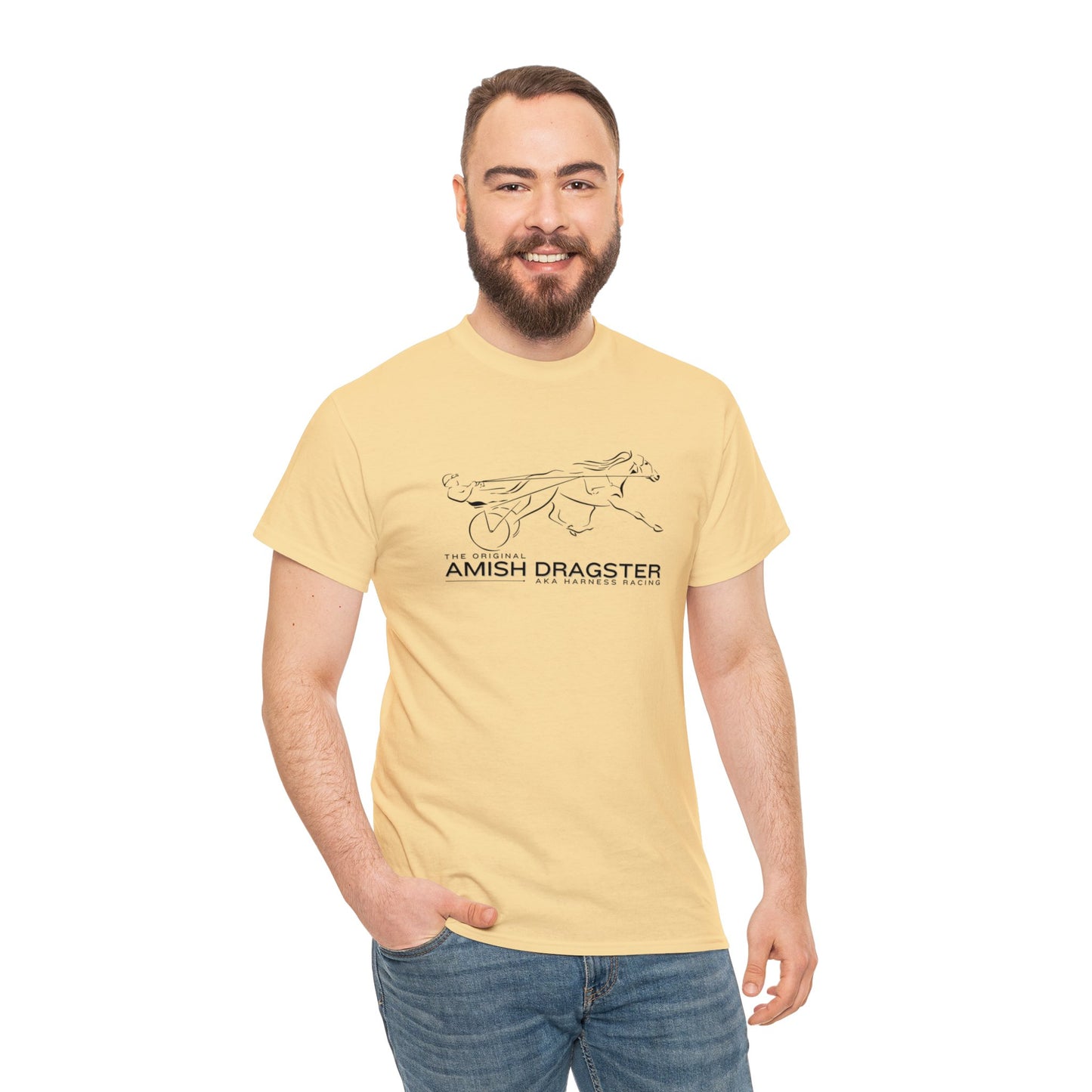 The Original Amish Dragster - Unisex Heavy Cotton Tee