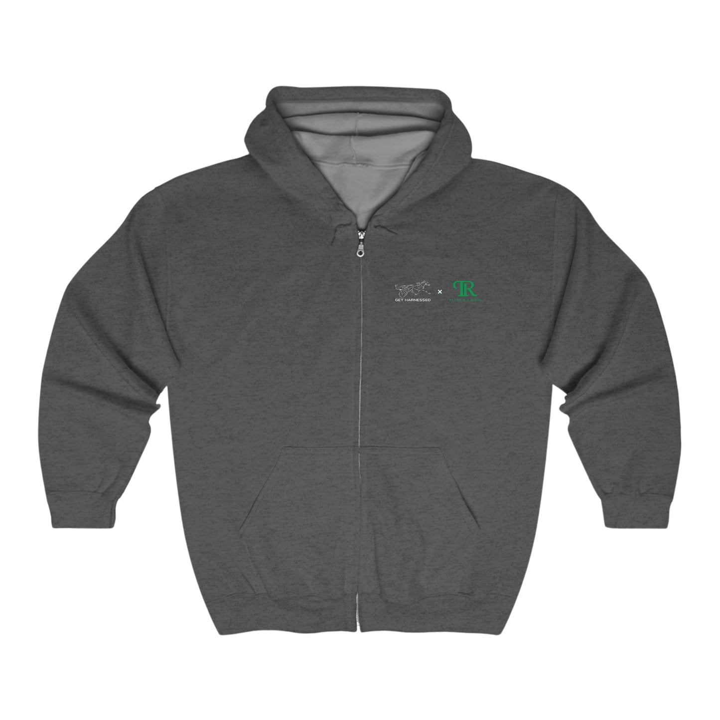 Get Harnessed × Tetrick Racing - Full Zip Hooded Sweatshirt