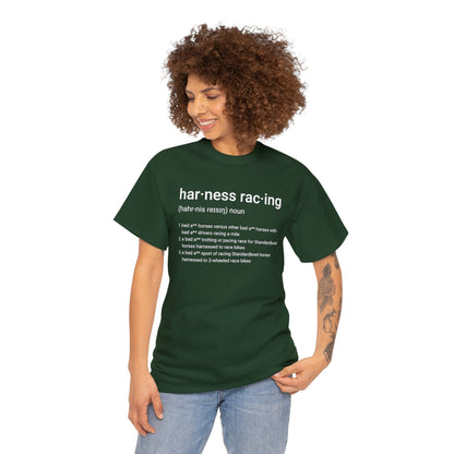 Harness Racing Definition - Unisex Heavy Cotton Tee