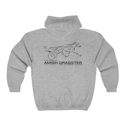 The Original Amish Dragster - Full Zip Hooded Sweatshirt