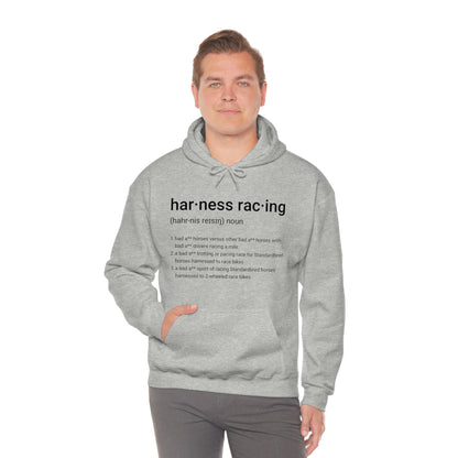 Harness Racing Definition - Unisex Heavy Blend Hooded Sweatshirt