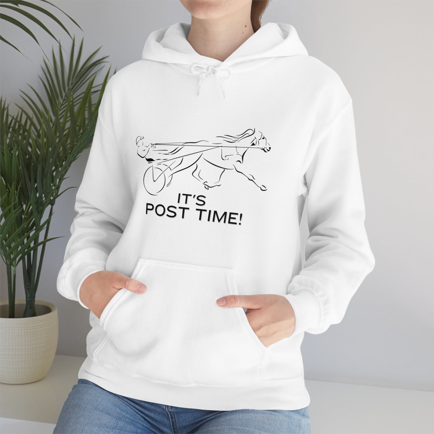 It's Post Time! - Unisex Heavy Blend Hooded Sweatshirt