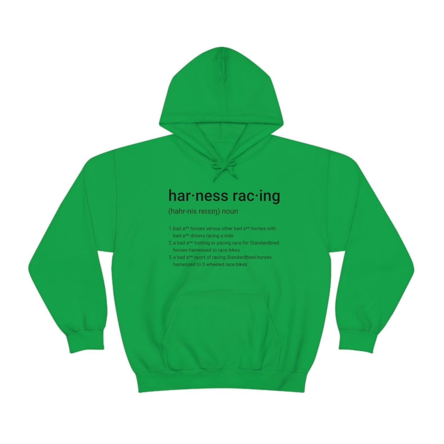 Harness Racing Definition - Unisex Heavy Blend Hooded Sweatshirt