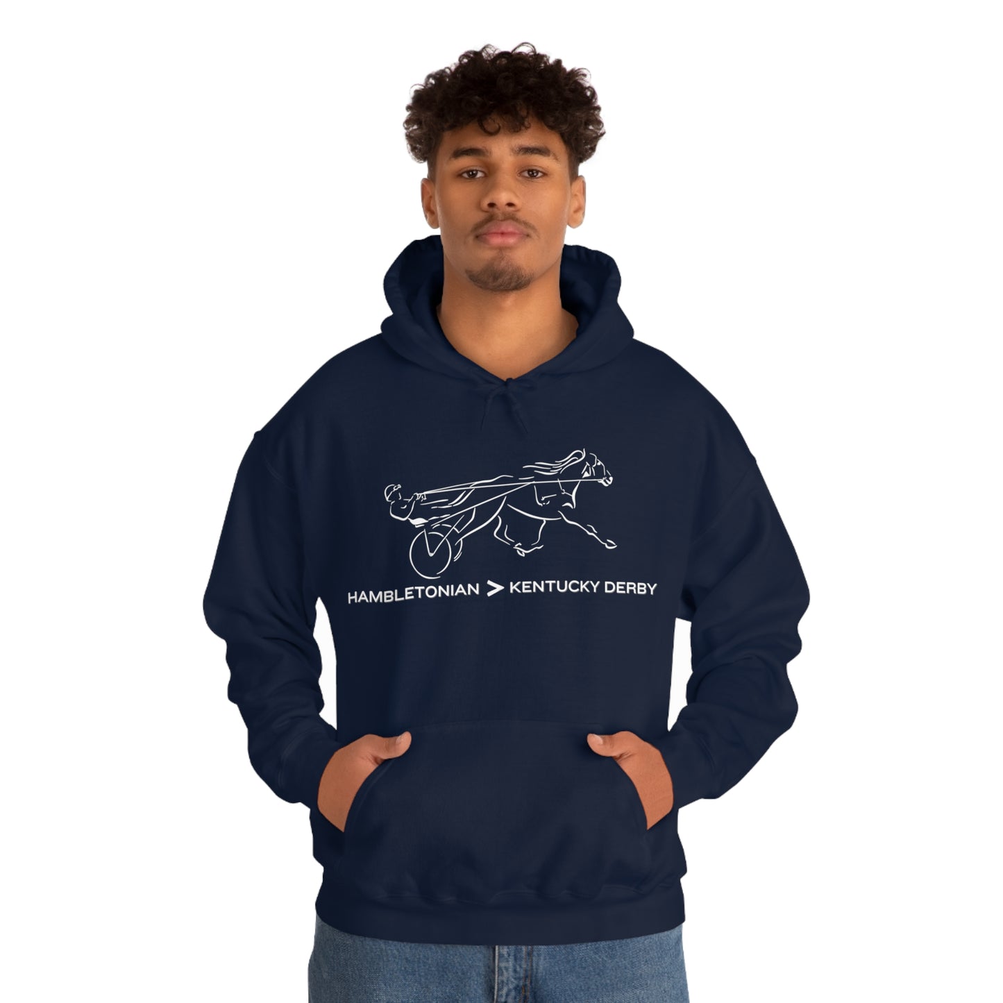 Hambletonian > Kentucky Derby - Unisex Heavy Blend Hooded Sweatshirt