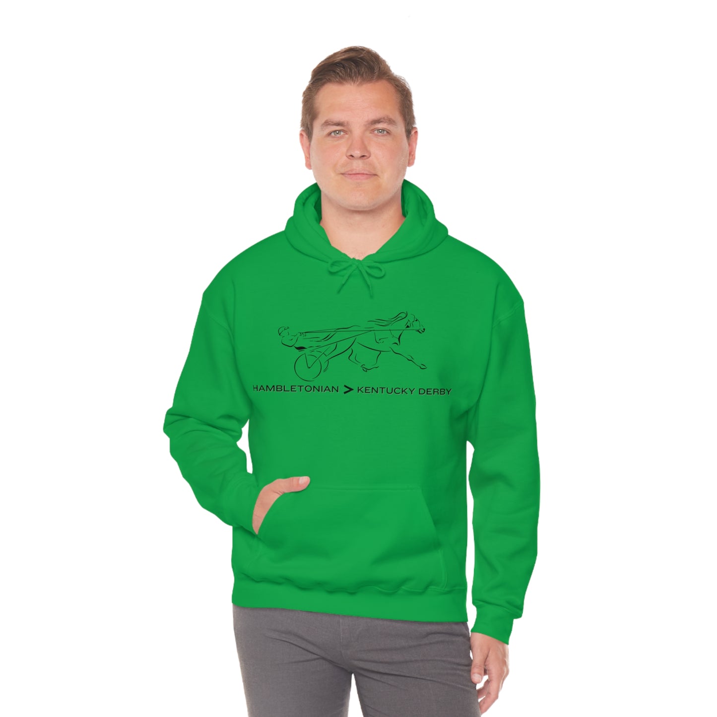 Hambletonian > Kentucky Derby - Unisex Heavy Blend Hooded Sweatshirt