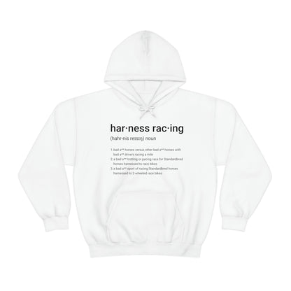 Harness Racing Definition - Unisex Heavy Blend Hooded Sweatshirt