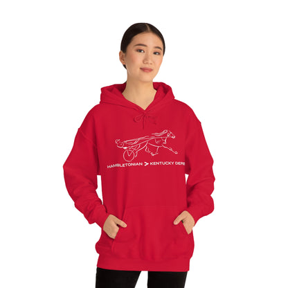 Hambletonian > Kentucky Derby - Unisex Heavy Blend Hooded Sweatshirt