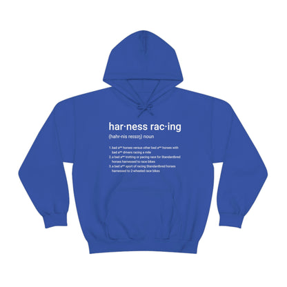 Harness Racing Definition - Unisex Heavy Blend Hooded Sweatshirt