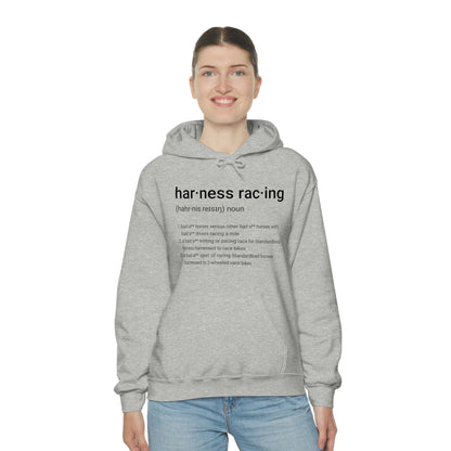 Harness Racing Definition - Unisex Heavy Blend Hooded Sweatshirt