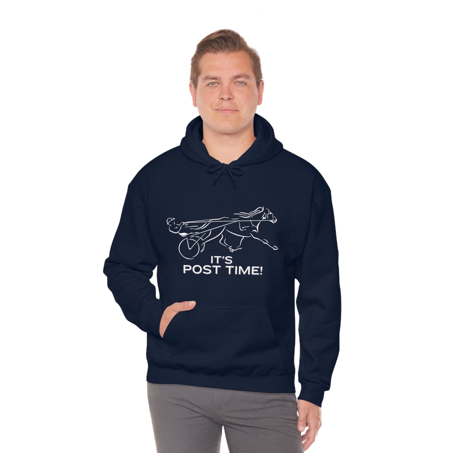 It's Post Time! - Unisex Heavy Blend Hooded Sweatshirt